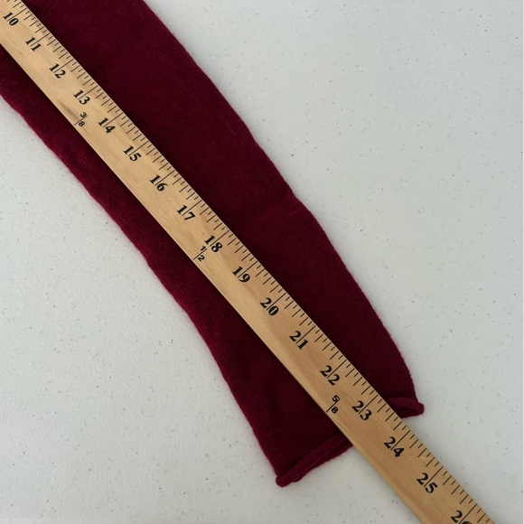 Philosophy Dane Lewis Deep Red 100% Cashmere Crew Neck Sweater Sz M - Picture 16 of 16
